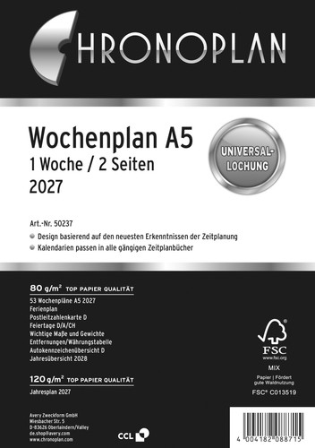 Chronoplan 50237 wochenplan - chronoplan-50237,