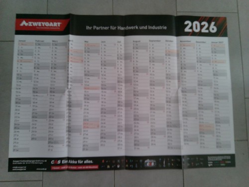 Xxl wandkalender 2026 - wandkalender,