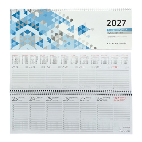 Zettler querkalender woche - querkalender, 1