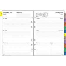 Wochenplaner 2026 A5 Einlage