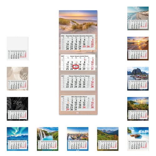 Monatskalender 2027 33 - monatskalender,