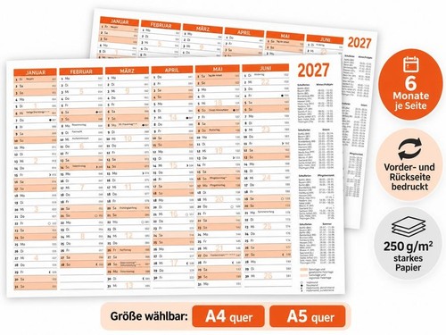 Tafelkalender 2027 din oder - tafelkalender,