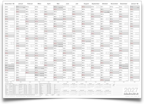 Grosser premium wandkalender - premium,