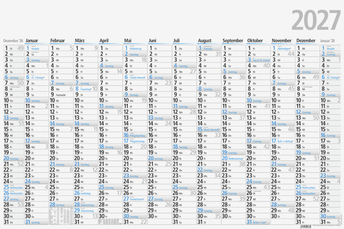 Plakatkalender 2027 wandplaner - plakatkalender,