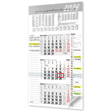 3-Monatskalender 2026 mit