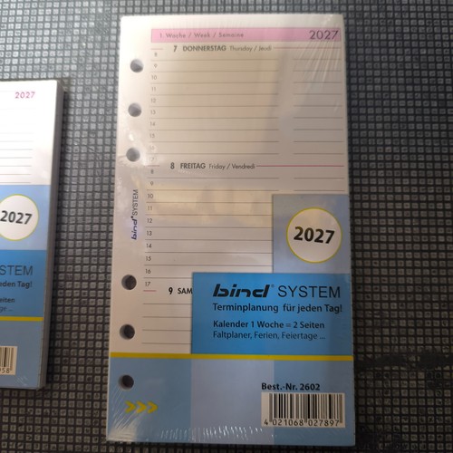 2027 bind zeitplaner - zeitplaner, a6