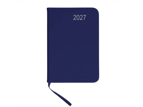Taschenkalender 2027 blau - 1,