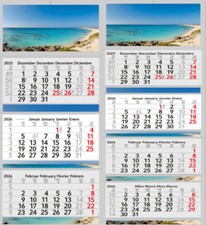 3 / 4 Monatskalender 2026