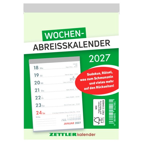 Abreißkalender 2027