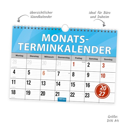Trötsch monatskalender 2027 - trötsch,