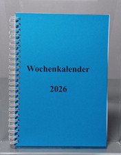 wochenkalender Blau A5 2026