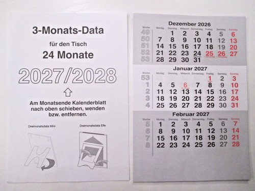 Kalender 3 monats - ,