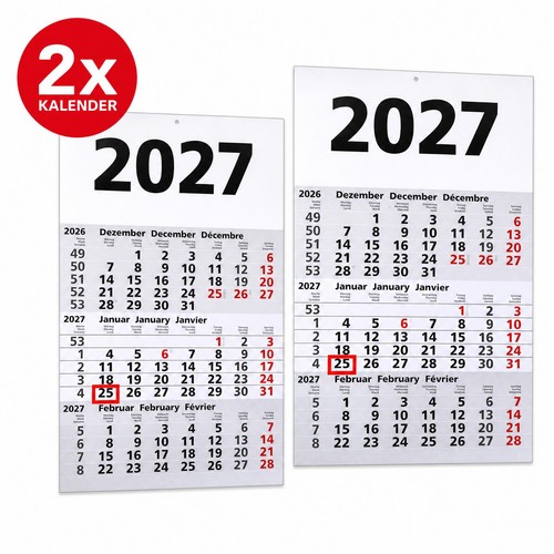 Wandkalender 2027 planer - wandkalender,