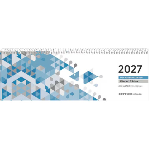 Zettler tischquerkalender 2027 - tischquerkalender,