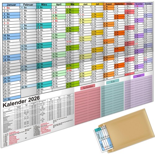 Jahresplaner 2026 wandkalender - 2026,