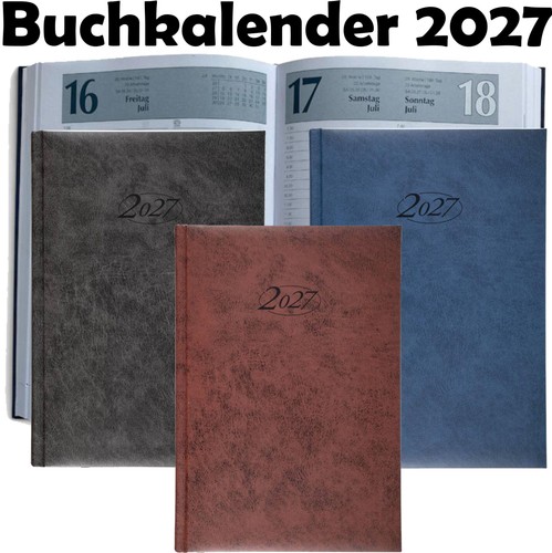 Buchkalender 2027 din - buchkalender, a5
